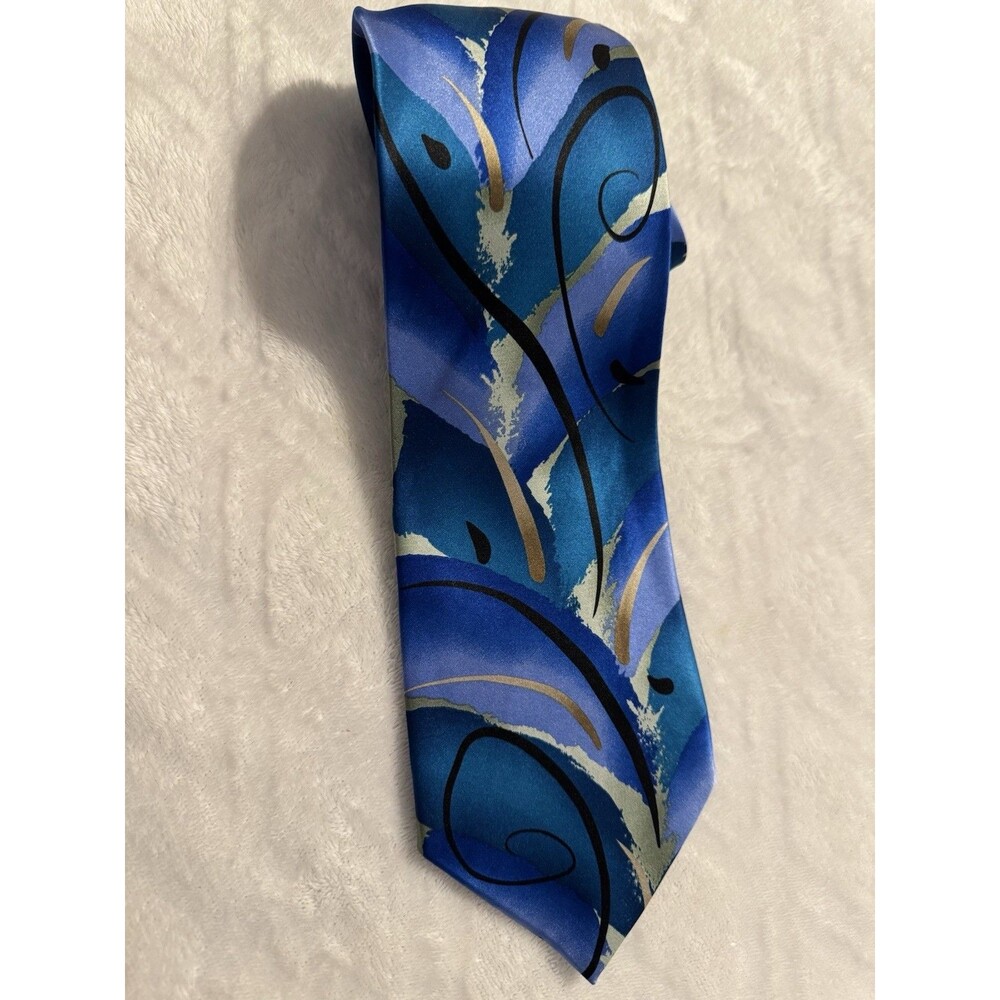 J.Garcia Virtual Reality Ape Collection 44 Limited Edition Tie Men Silk Necktie - Picture 6 of 6